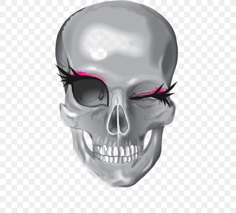 Skull Human Skeleton, PNG, 436x738px, Watercolor, Cartoon, Flower, Frame, Heart Download Free