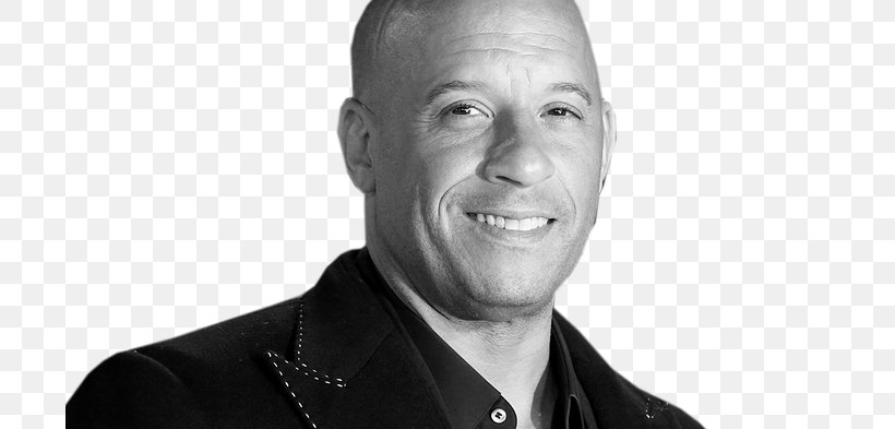 Vin Diesel Dominic Toretto Fast & Furious The Fast And The Furious Black And White, PNG, 700x393px, Vin Diesel, Actor, Black And White, Celebrity, Chin Download Free