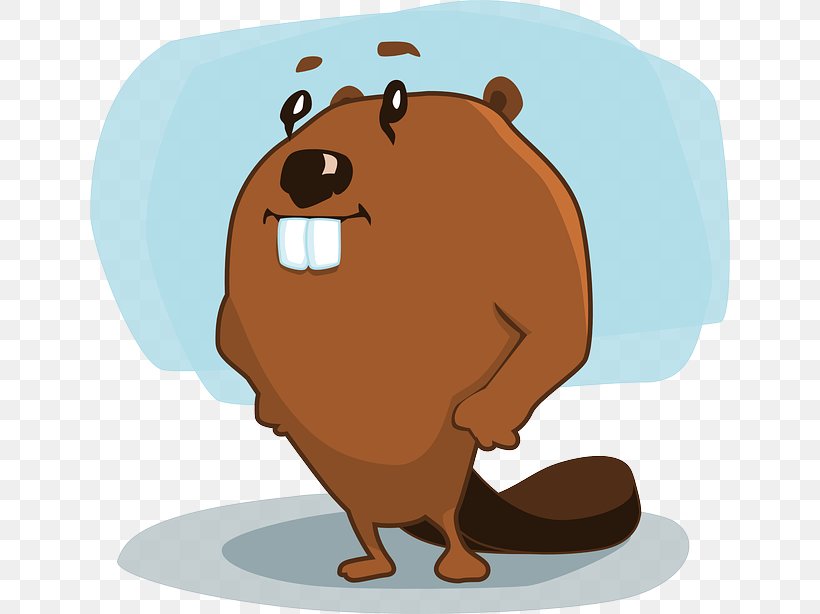 Beaver Cartoon Character Clip Art, PNG, 640x614px, Beaver, Animated Cartoon, Art, Bear, Carnivoran Download Free