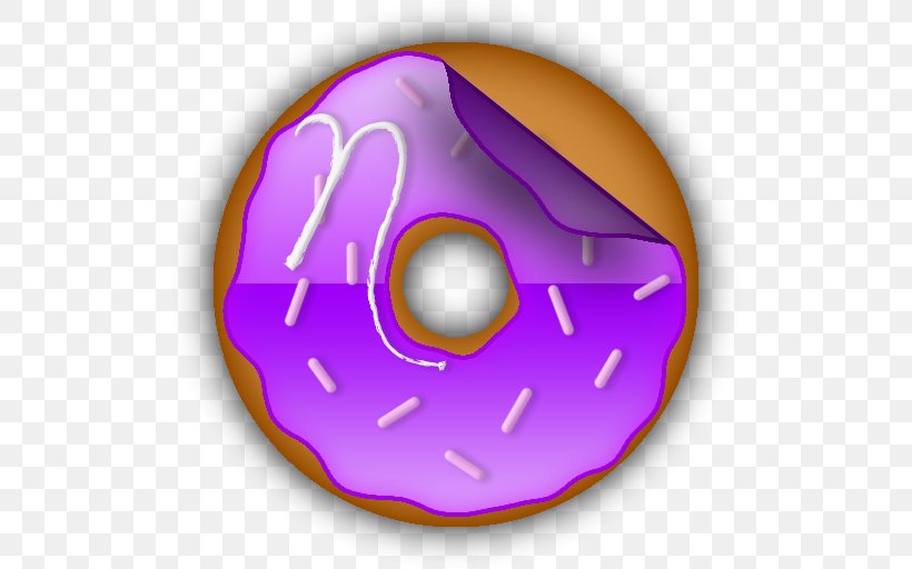 Doughnut Computer Network Icon, PNG, 512x512px, Computer Software, Biscuits, Chocolate, Desktop Environment, Magenta Download Free