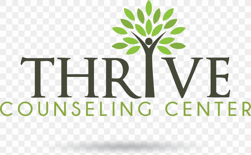 Logo Brand Font Tree Thrive Counseling Center, PNG, 4940x3060px, Logo, Area, Brand, Grass, Green Download Free