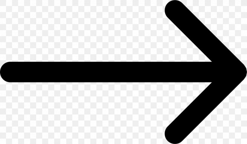 Arrow, PNG, 980x572px, Symbol, Black And White, Hand Download Free