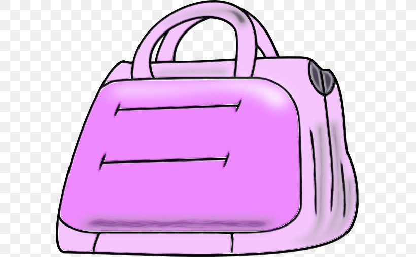 Bag Handbag Pink Purple Violet, PNG, 600x506px, Watercolor, Bag, Fashion Accessory, Hand Luggage, Handbag Download Free