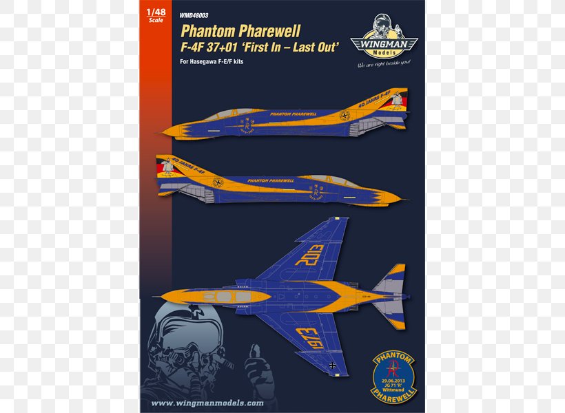 McDonnell Douglas F-4 Phantom II F-4F Airplane Decal, PNG, 600x600px, Mcdonnell Douglas F4 Phantom Ii, Air Force, Aircraft, Airplane, Aviation Download Free
