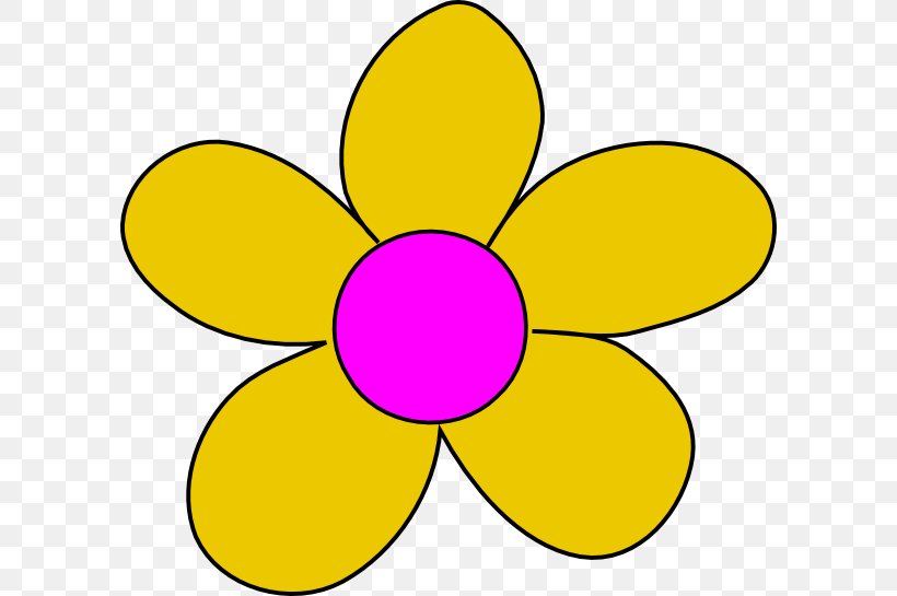 Yellow Flower Clip Art, PNG, 600x545px, Yellow, Area, Blue, Bluegreen, Color Download Free