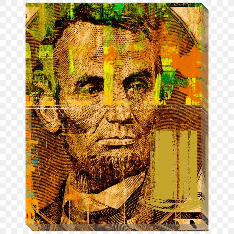 Abraham Lincoln Archaeological Site United States Five-dollar Bill Carving Art, PNG, 1200x1200px, Abraham Lincoln, Archaeological Site, Archaeology, Art, Canvas Download Free