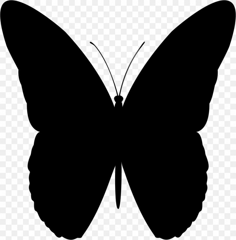 Butterfly Royalty-free Clip Art, PNG, 982x998px, Butterfly, Art, Arthropod, Black, Black And White Download Free