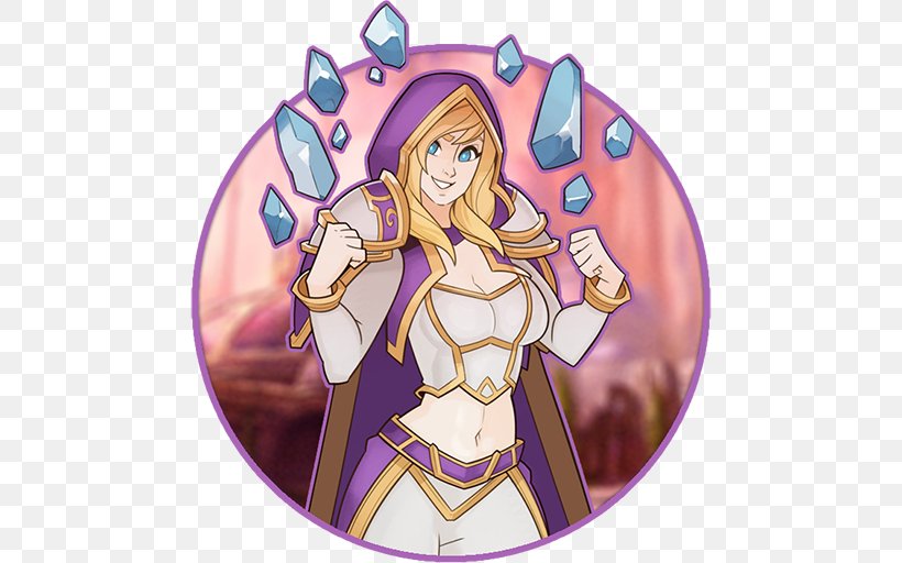 Heroes Of The Storm Jaina Proudmoore World Of Warcraft: Mists Of Pandaria World Of Warcraft: Arthas: Rise Of The Lich King Sylvanas Windrunner, PNG, 512x512px, Watercolor, Cartoon, Flower, Frame, Heart Download Free