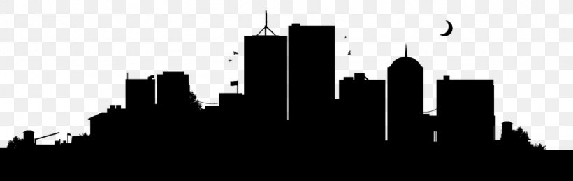 New York City Skyline Silhouette Clip Art, PNG, 1024x324px, New York City, Black And White, Building, City, Cityscape Download Free