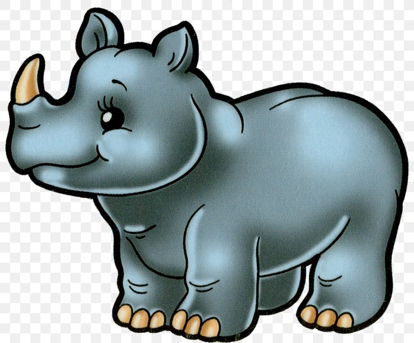 Rhinoceros Cartoon Hippopotamus Clip Art, PNG, 800x679px, Rhinoceros, Animal, Art, Bear, Carnivoran Download Free