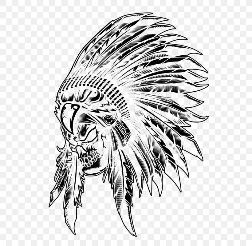 T-shirt Indigenous Peoples Of The Americas War Bonnet Clothing, PNG, 566x800px, Tshirt, American Indian Wars, Art, Black And White, Cap Download Free