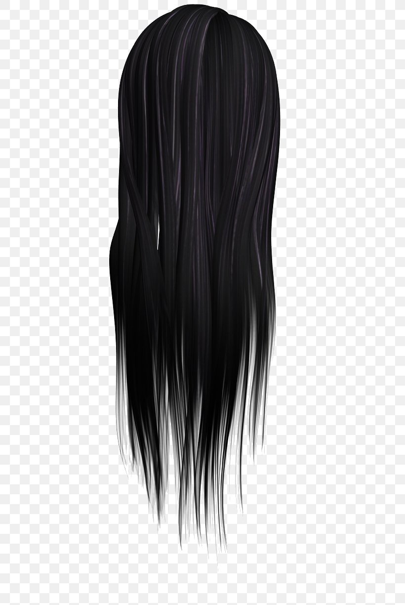 Wig Black Hair Black Hair Hair Coloring, PNG, 492x1224px, Wig, Black, Black And White, Black Hair, Black M Download Free