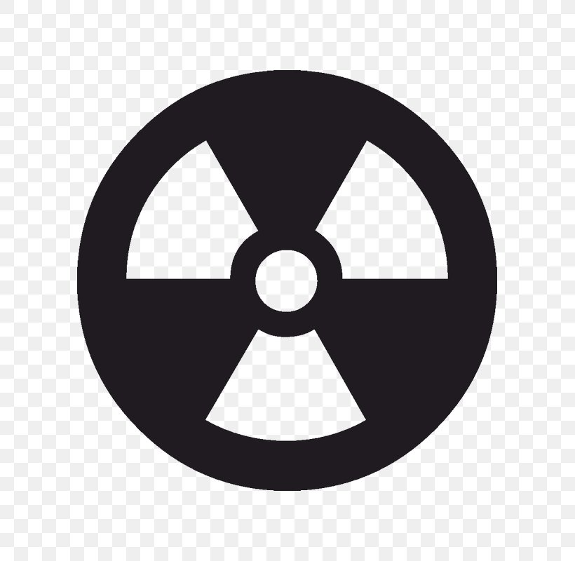 Radiation Hazard Symbol Radioactive Decay, PNG, 800x800px, Radiation ...