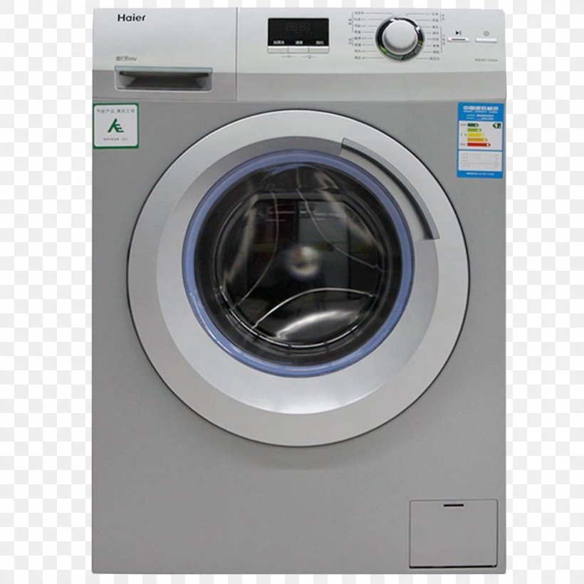Washing Machine Haier Laundry Home Appliance Clothes Dryer, PNG, 1000x1000px, Washing Machine, Clothes Dryer, Clothing, Company, Drainage Download Free