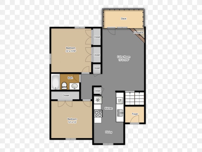 Creekwood Park Duplex Floor Plan Fireplace Apartment, PNG, 1024x768px, Floor Plan, Apartment, Bed, Bedroom, Brand Download Free