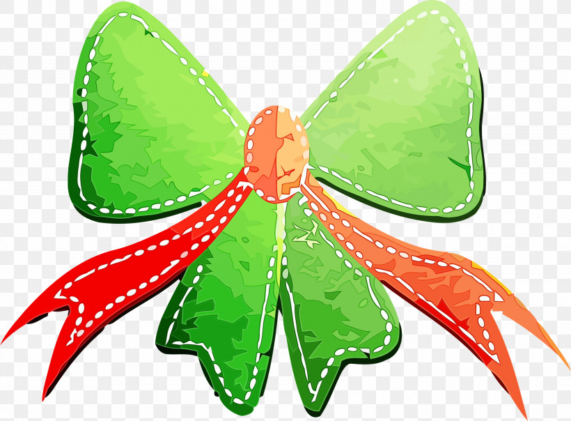 Green Wing Butterfly Insect Symmetry, PNG, 3000x2211px, Christmas Bow Knot, Butterfly, Green, Insect, Moths And Butterflies Download Free