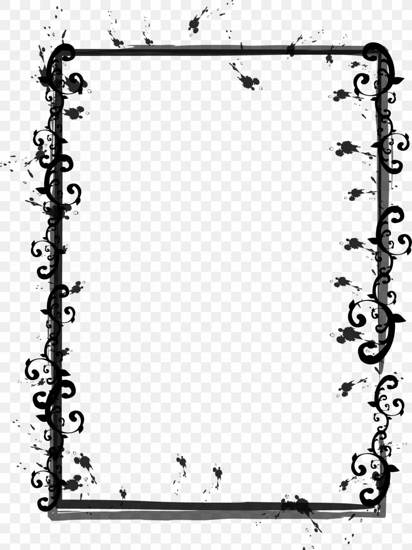 Picture Frames Brush Drawing, PNG, 1350x1800px, Picture Frames, Area, Auto Part, Black, Black And White Download Free