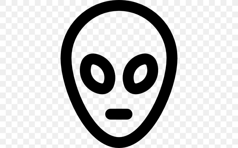 Extraterrestrial Life Smiley Clip Art, PNG, 512x512px, Extraterrestrial Life, Alien, Area, Avatar, Black And White Download Free