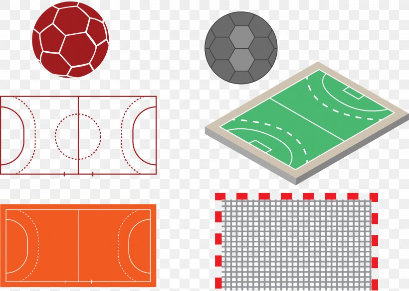 Euclidean Vector Download, PNG, 2579x1840px, Handball, Area, Art, Brand, Football Pitch Download Free