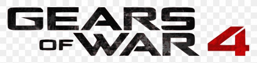 Gears Of War 4 Gears Of War 3 Gears Of War 5 Logo, PNG, 1453x359px, Gears Of War 4, Area, Brand, Gears Of War, Gears Of War 3 Download Free