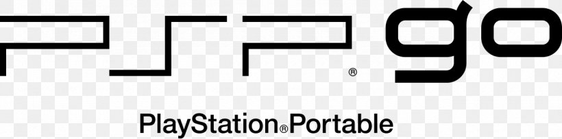 PSP Go PlayStation Portable PSP-E1000, PNG, 1280x317px, Psp Go, Area, Black And White, Brand, Logo Download Free