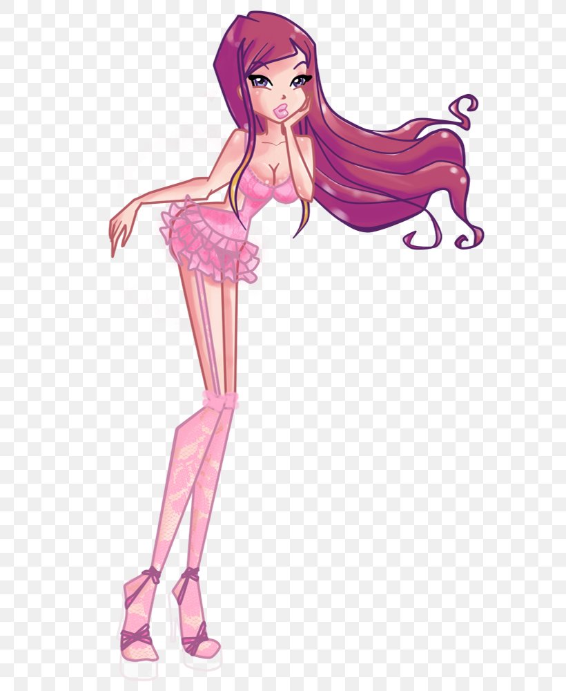 Roxy DeviantArt Winx Club, PNG, 750x1000px, Watercolor, Cartoon, Flower, Frame, Heart Download Free