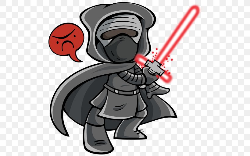 Sticker Star Wars VK Darth Maul Clip Art, PNG, 512x512px, Sticker, Art, Cartoon, Darth Maul, Fictional Character Download Free