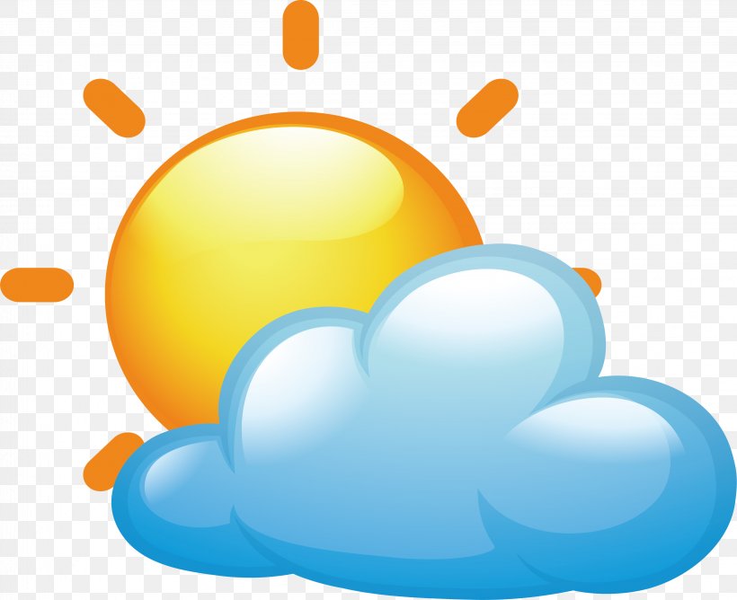 Cloud Weather Rain Illustration, PNG, 3258x2658px, Cloud, Animation, Balloon, Climate, Clip Art Download Free