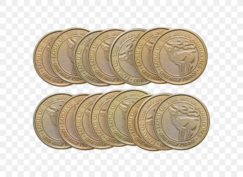 Coin A Game Of Thrones Halfpenny Video Games, PNG, 600x600px, Coin, Aegon V, Card Game, Cash, Currency Download Free