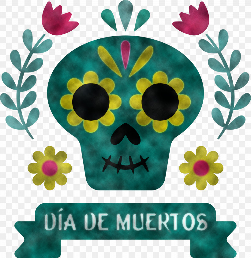Day Of The Dead Día De Muertos, PNG, 2928x3000px, Day Of The Dead, Calavera, Christmas Day, D%c3%ada De Muertos, Death Download Free