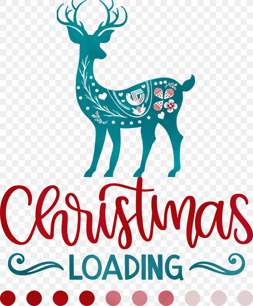Reindeer, PNG, 2475x3000px, Christmas Loading, Animal Figurine, Christmas, Deer, Logo Download Free