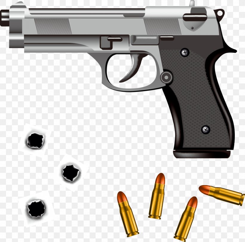 Bullet Ammunition Firearm Pistol Weapon, PNG, 940x931px, Watercolor, Cartoon, Flower, Frame, Heart Download Free