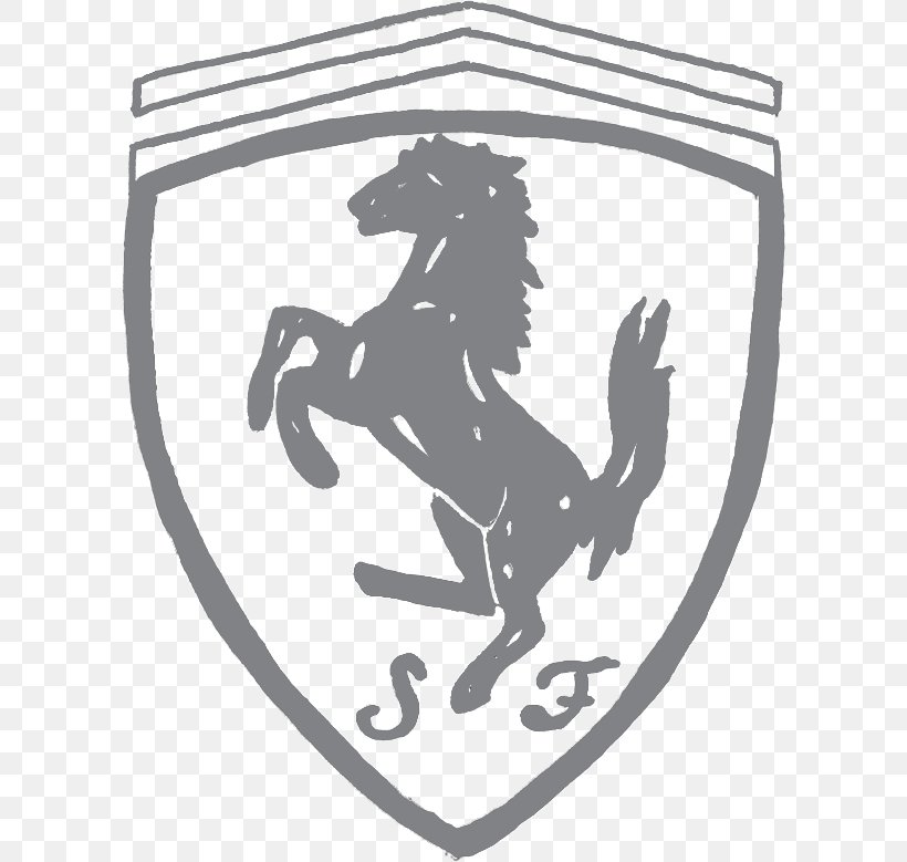 Ferrari Car Logo Drawing