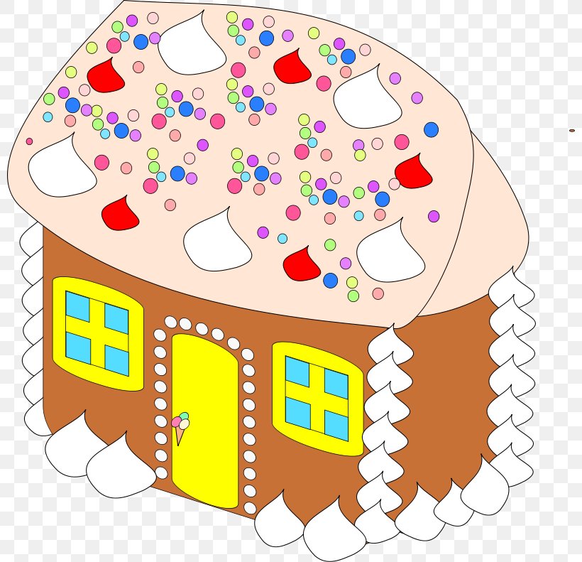 Gingerbread House Hansel And Gretel Clip Art, PNG, 800x791px, Gingerbread House, Area, Artwork, Cartoon, Cottage Download Free