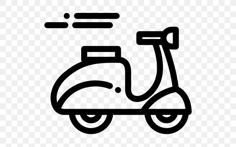 Motorcycle Scooter LUVBOX PARIS Peugeot Clip Art, PNG, 512x512px, Motorcycle, Area, Black And White, Luvbox Paris, Peugeot Download Free