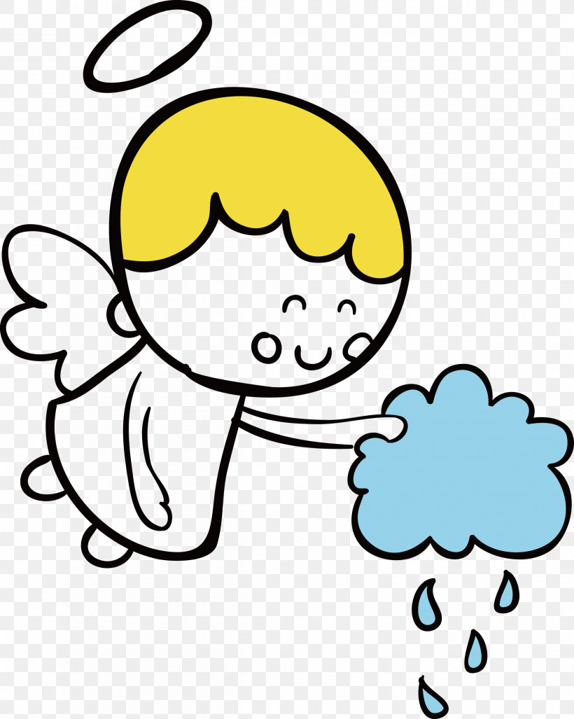Angel, PNG, 2395x3000px, Angel, Cartoon, Cheek, Facial Expression, Happy Download Free
