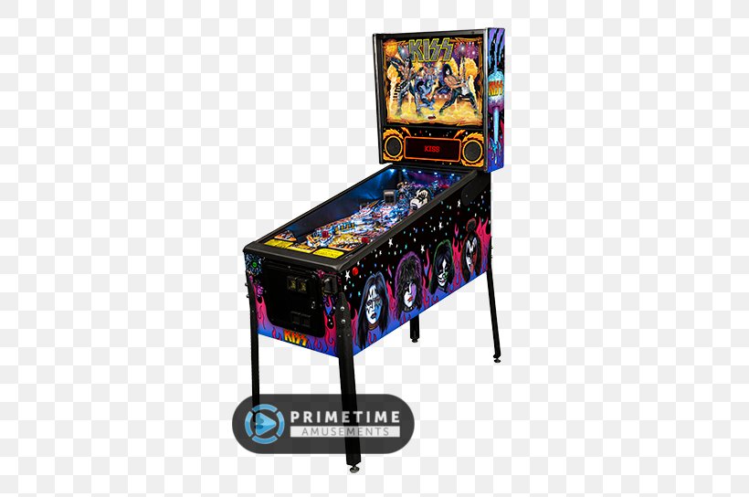 Kiss The Pinball Arcade Stern Electronics, Inc. Arcade Game, PNG, 544x544px, Kiss, Acdc, Amusement Arcade, Arcade Game, Attack From Mars Download Free