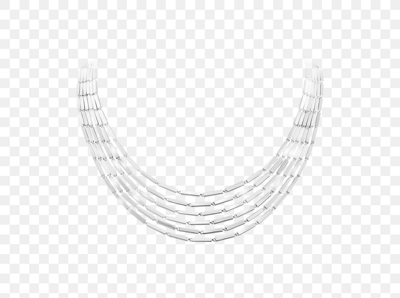 Necklace Earring Sterling Silver Jewellery, PNG, 610x610px, Necklace, Black And White, Bracelet, Chain, Charms Pendants Download Free