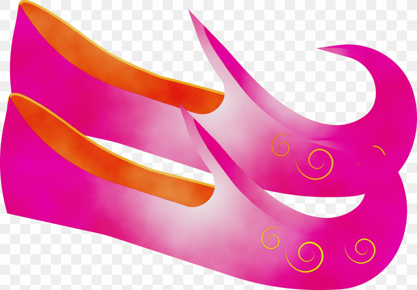 Pink Magenta Font Footwear Smile, PNG, 3000x2088px, Arabic Culture, Footwear, Logo, Magenta, Paint Download Free