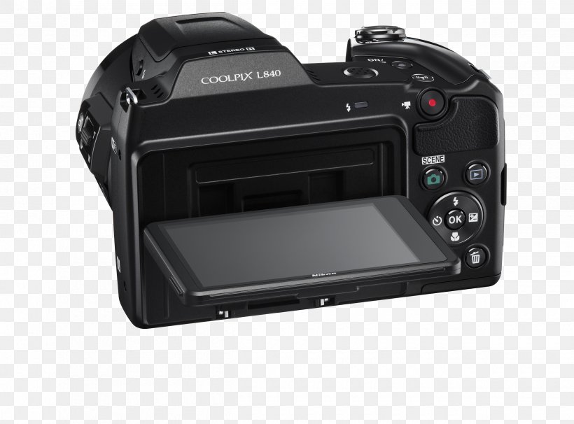 Point-and-shoot Camera Nikon Coolpix L830 Zoom Lens, PNG, 2500x1850px, Camera, Camera Accessory, Camera Lens, Cameras Optics, Digital Camera Download Free