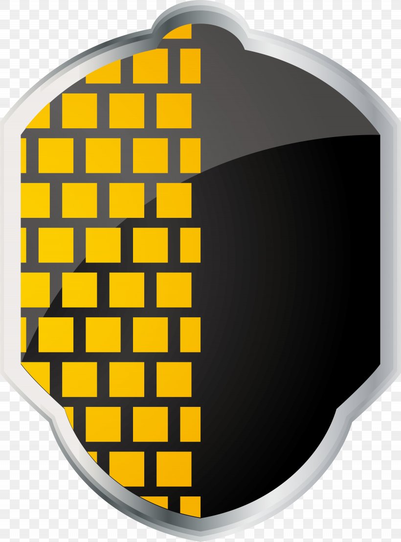 Shield Yellow Illustration, PNG, 3895x5259px, Shield, Brand, Designer, Emblem, Escutcheon Download Free