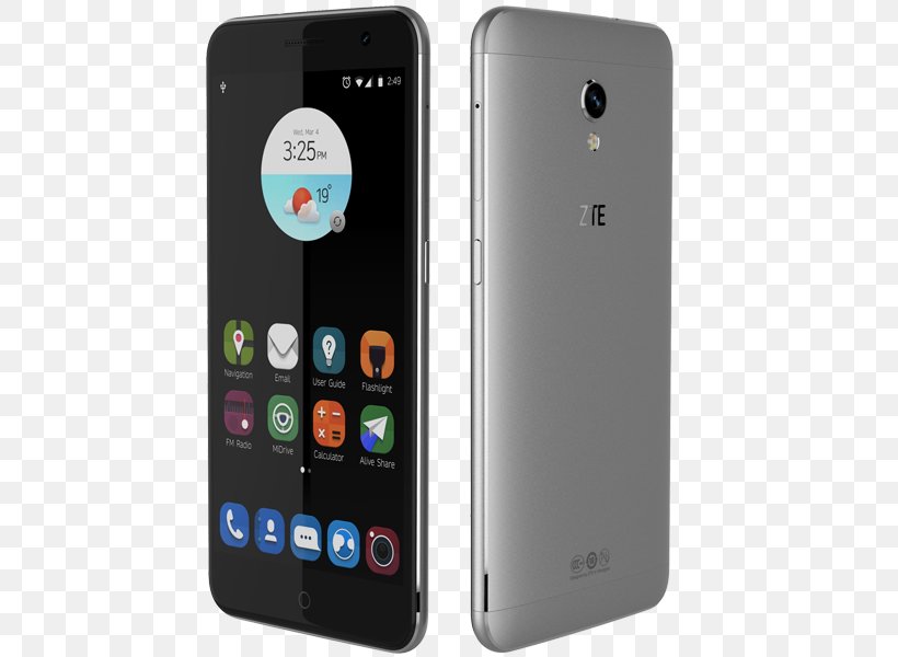 ZTE Blade V7 Lite Grey Hardware/Electronic ZTE Blade V7, PNG, 600x600px, Zte, Android, Cellular Network, Communication Device, Electronic Device Download Free