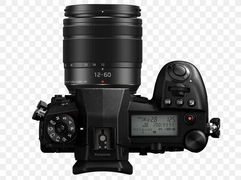 Panasonic Lumix DC-G9 Panasonic Lumix G Vario 12-60mm F/3.5-5.6 ASPH Power O.I.S. Camera Panasonic Lumix G Leica DG Vario-Elmarit 12-60mm F/2.8-4.0 ASPH Power O.I.S., PNG, 2667x2000px, Panasonic Lumix Dcg9, Camera, Camera Accessory, Camera Lens, Cameras Optics Download Free