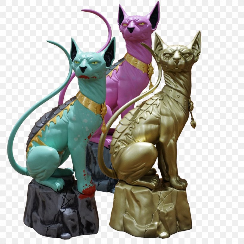 Cat Figurine Statue Maneki-neko Gold, PNG, 1000x1000px, Cat, Action Toy Figures, Bastet, Color, Figurine Download Free
