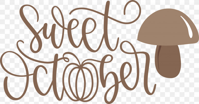 Sweet October October Fall, PNG, 3000x1570px, October, Autumn, Calligraphy, Fall, Geometry Download Free