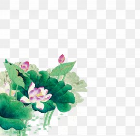 Ink Lotus - U8377u82b1u56fe Ink Wash Painting Chinese Painting Gongbi Shan Shui PNG