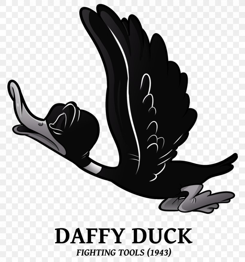 Daffy Duck Bugs Bunny Elmer Fudd Looney Tunes, PNG, 842x900px, Daffy Duck, Art, Beak, Bird, Black Download Free