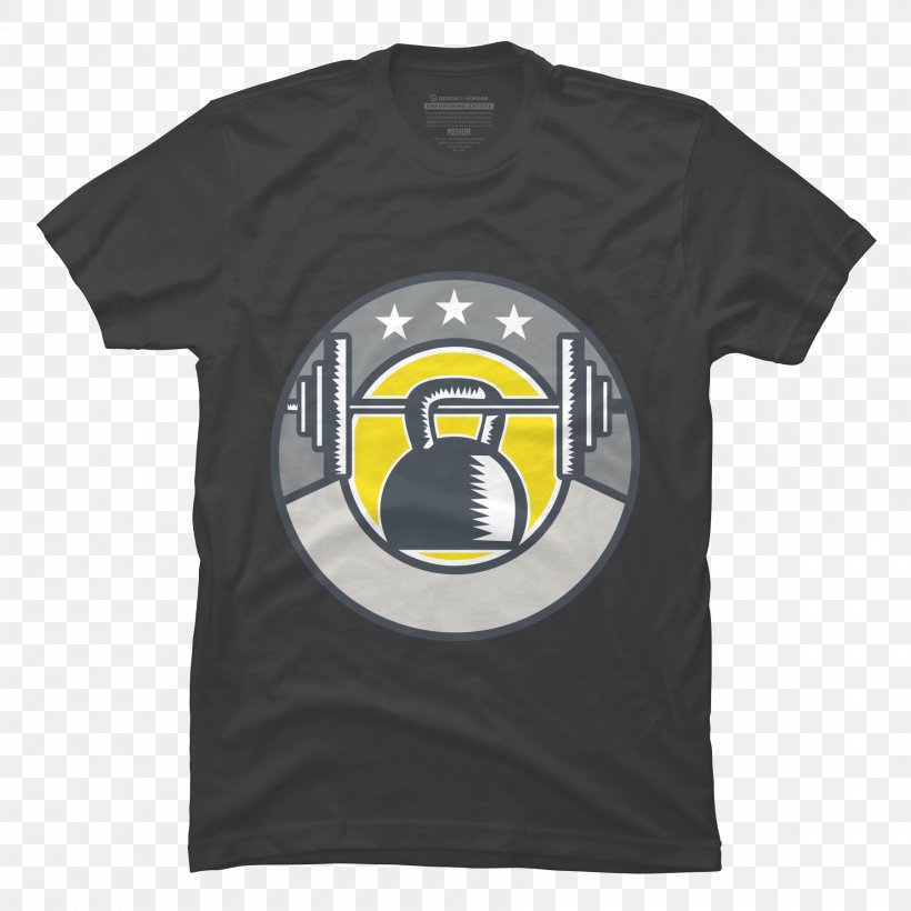 T-shirt Clothing Barbell, PNG, 1800x1800px, Tshirt, Active Shirt, Barbell, Black, Brand Download Free