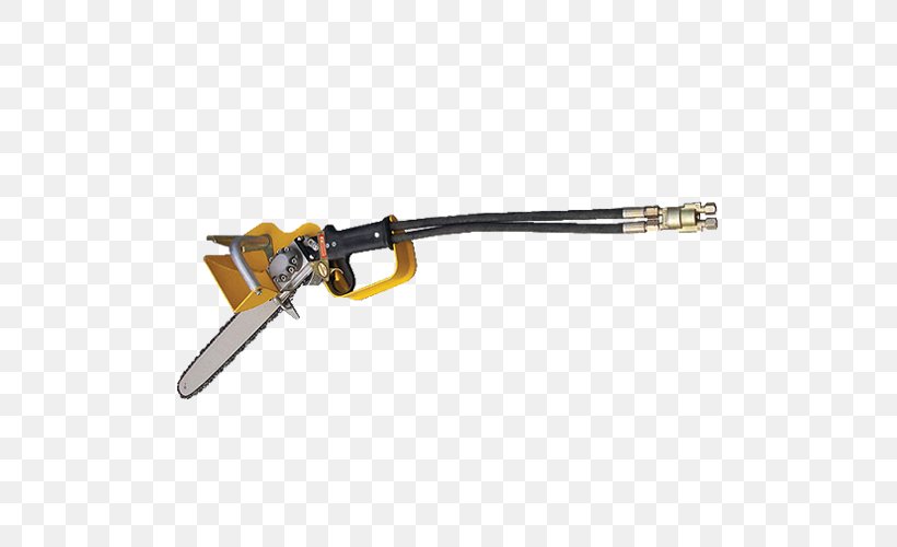 Tool Chainsaw Hydraulics Wood, PNG, 500x500px, Tool, Cable, Chainsaw, Circular Saw, Electronics Accessory Download Free