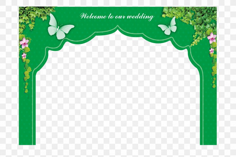 Wedding Download, PNG, 3543x2362px, Wedding, Area, Border, Grass, Green Download Free